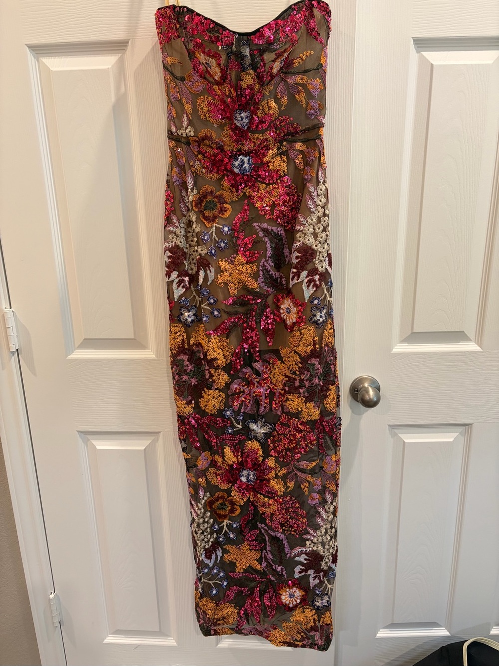 Bronx and Banco Dahlia Maxi Dress - Sequin Multi - Picture 4 of 13